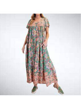 Size S Easel Los Angeles Paisely Floral Jumpsuit